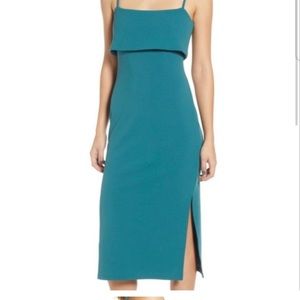 Leith Teal Midi Dress NWOT size small